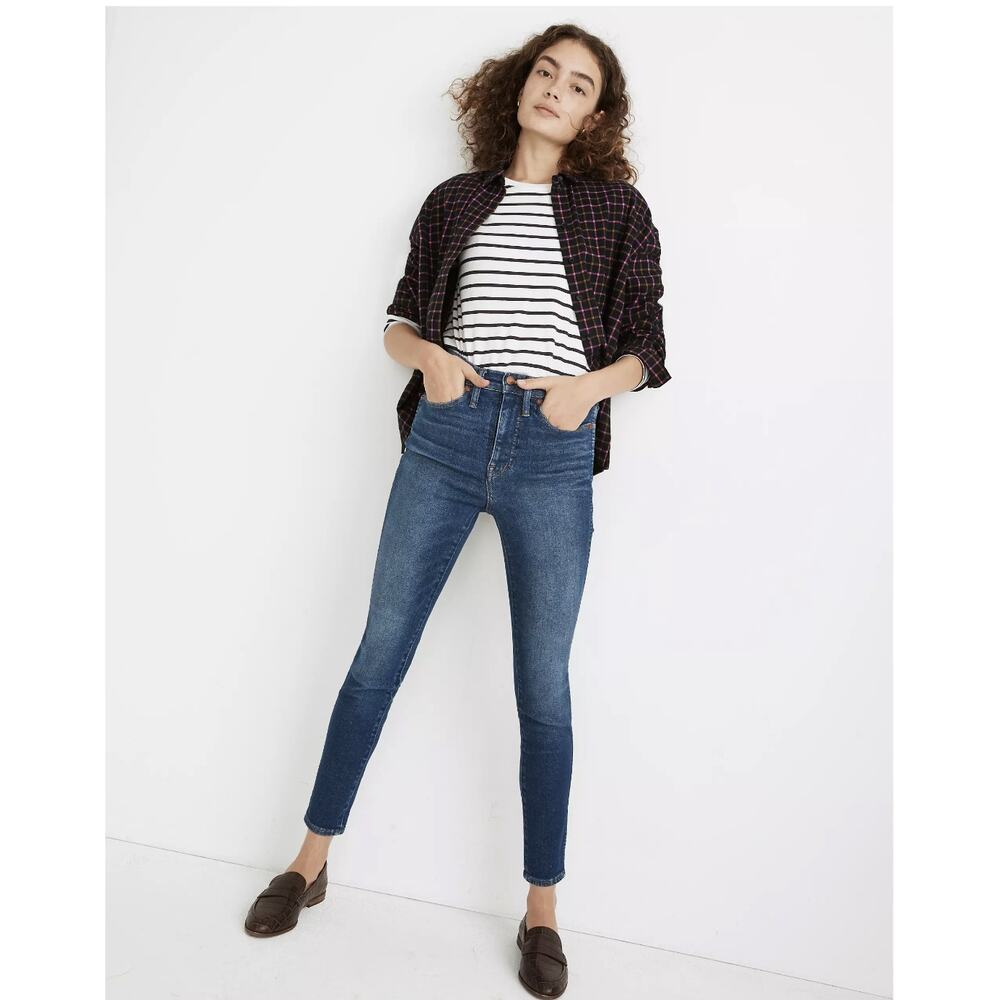 Madewell 10" High-Rise Skinny Jeans in Winston Wash Jeans